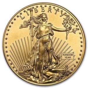 1 oz american gold eagle coin random year