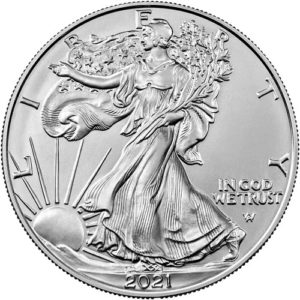 2021 1 oz American Silver Eagle Coin Type 2 2